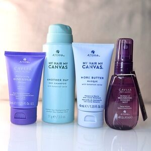 ALTERNA Haircare CAVIAR LOT Set of 4 Anti-Aging Replenish Deluxe Travel Bundle